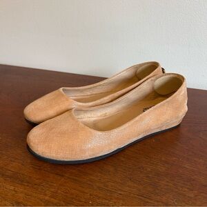 French Sole FS/NY Camel Ballet Flats